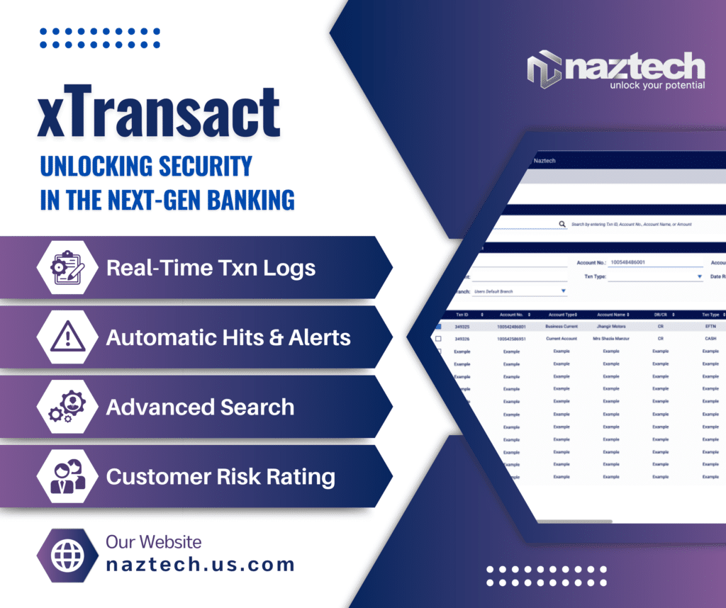 naztech xTRANSACT Reliable transaction monitoring solution